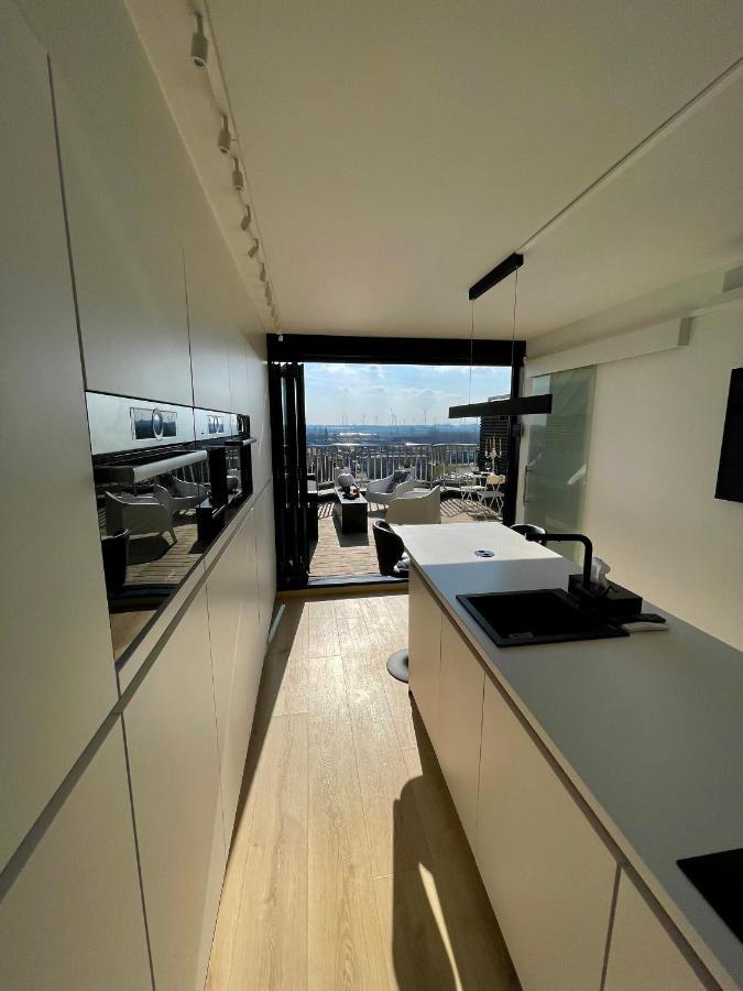 Knokke Heist Baai modern dak appartement . Knokke-Heist Bagian luar foto